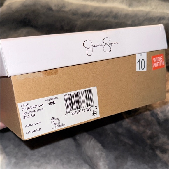 Jessica Simpson Leopard Print Sequin Stiletto Heels - Picture 6 of 6